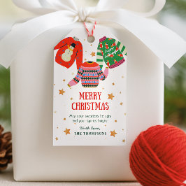 Lelijke trui, vakantie cadeau Labels Cadeaulabel