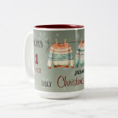 Lelijke trui wedstrijd winnaar's Mok - Aanpassen (Voorkant links)