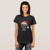 Lelijke Trui X-mas Santa Xoloitzcuintli Hond Chris T-shirt (Voorkant volledig)