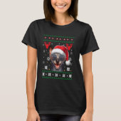 Lelijke Trui X-mas Santa Xoloitzcuintli Hond Chris T-shirt (Voorkant)