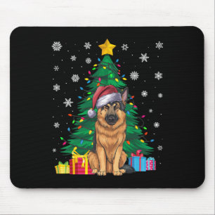 Lelijke Trui Xmas Tree Lights Duitse Herder Hond Muismat