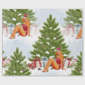 lelijke trui zet zich op cadeaupapier (Vlak)