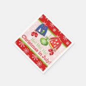 Lelijke truien Kerstmis in juli Papieren servetten (Hoek)