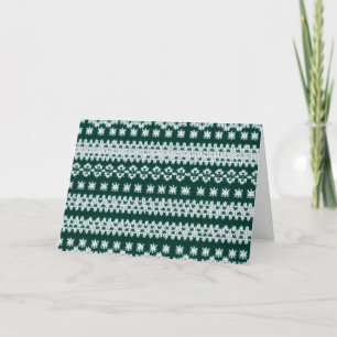 Lelijke vakantie trui wenskaart w / aangepaste tek bedankkaart