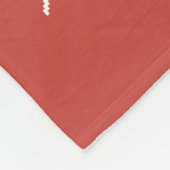 Lelijke vrolijke kersttrui hartslag fleece deken (Hoek)