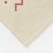 Lelijke vrolijke kersttrui op de fiets fleece deken (Hoek)