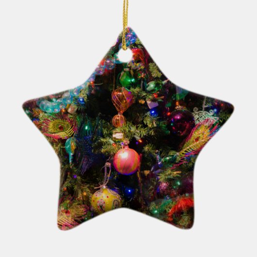 lelijke xmas-boom keramisch ornament (Voorkant)