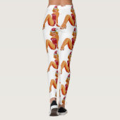 lelijke zweten over kerst leggings (Achterkant)