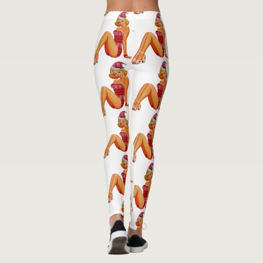 lelijke zweten over kerst leggings (Achterkant)