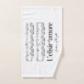 L'elisir d'amore 2 bad handdoek (Handdoek)