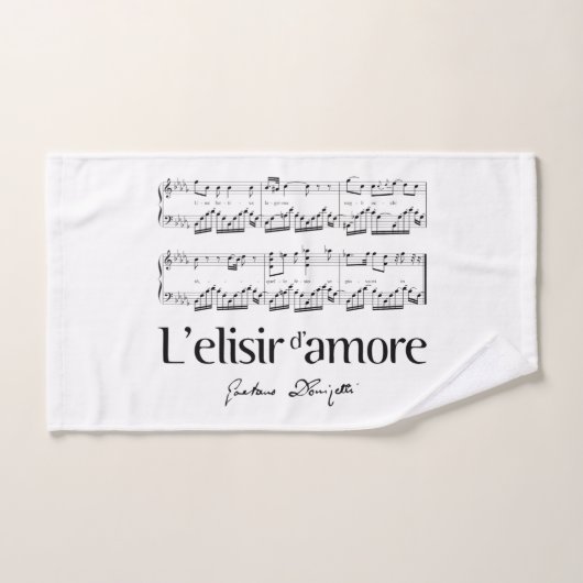 L'elisir d'amore 2 bad handdoek (Handdoek)