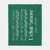 L'elisir d'amore 2 fleece deken (Voorkant)