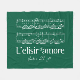 L'elisir d'amore 2 fleece deken