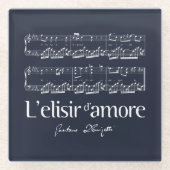 L'elisir d'amore 2 glazen onderzetter (Voorkant)