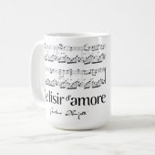 L'elisir d'amore 2 koffiemok (Voorkant links)
