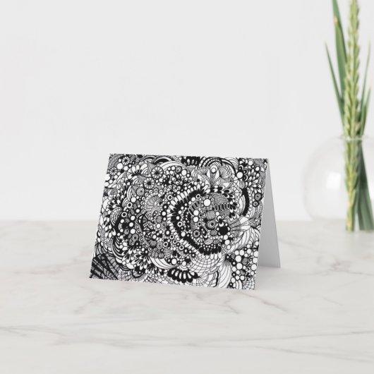 Leliza Design Blank Note Kaart (Voorkant)