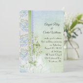 lelly van de vallei en de vlinder met parels kaart (Staand voorkant)