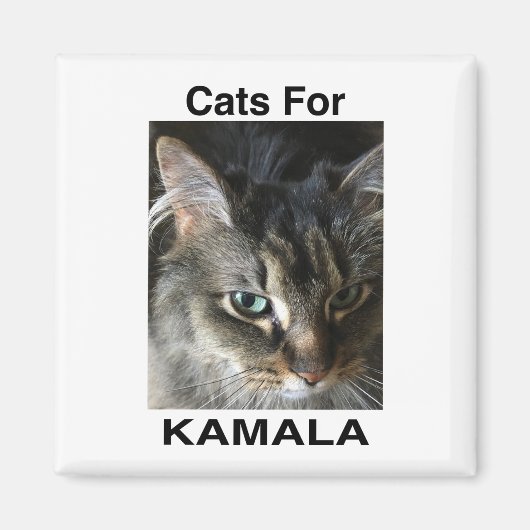 Lelo Cats voor Kamala Magneet (Voorkant)