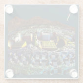 Lem-station Glazen Onderzetter (Achterkant)