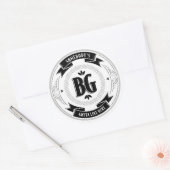 lemand moet hier wonen badge Sticker (Envelop)