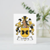 Lemberg Family Crest Briefkaart (Staand voorkant)