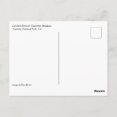 Lembert Dome in Tuolumne Meadows, Yosemite, CA Pos Briefkaart (Achterkant)