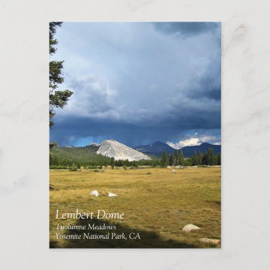 Lembert Dome in Tuolumne Meadows, Yosemite, CA Pos Briefkaart (Voorkant)