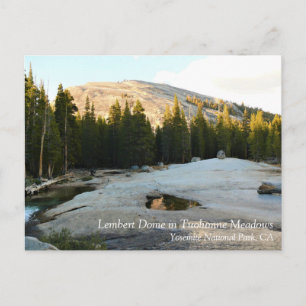 Lembert Dome in Tuolumne Meadows, Yosemite, CA Pos Briefkaart