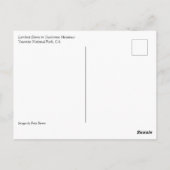 Lembert Dome in Tuolumne Meadows, Yosemite, CA Pos Briefkaart (Achterkant)