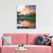 Lembert Dome landschap, Californië Canvas Afdruk (Insitu (Woonkamer))