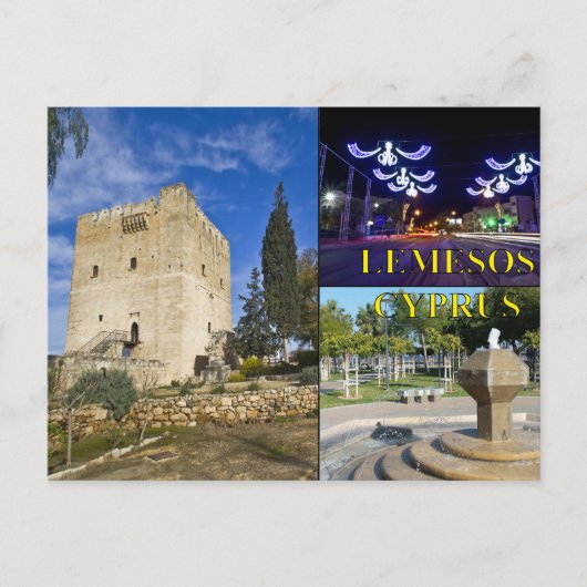 Lemessos Limassol Cyprus briefkaart (Voorkant)