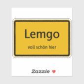 Lemgo Aufkleber Sticker Autoaufkleber (Vel)