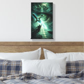Lemmet Tegen de Kosmos Canvas Afdruk (Insitu (Slaapkamer))