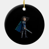 Lemmet van Moed Keramisch Ornament (Achterkant)