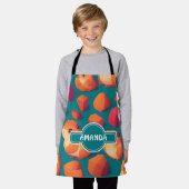 Lemming Geometrisch Kleurrijk Gepersonaliseerd Pat Schort (Gedragen)