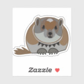 Lemming Lemming Lemming Custom-Cut Vinyl Sticker (Vel)