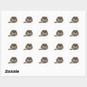 Lemming Lemming Lemming Lemming Ronde Sticker (Vel)