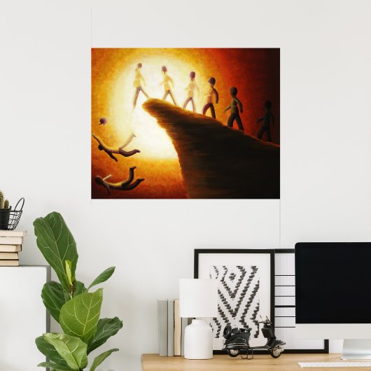 Lemmings Poster (Thuiskantoor)