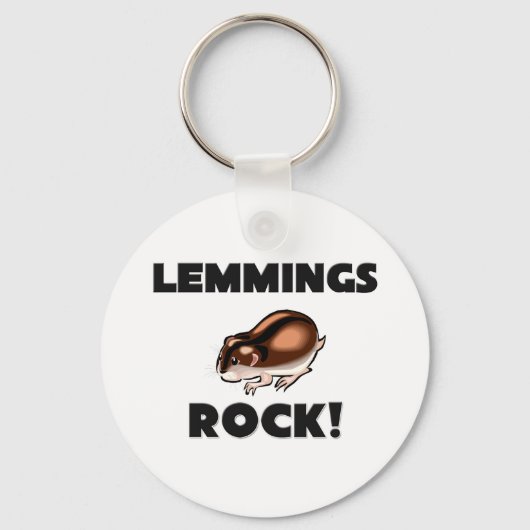 Lemmings Rock Sleutelhanger (Voorkant)