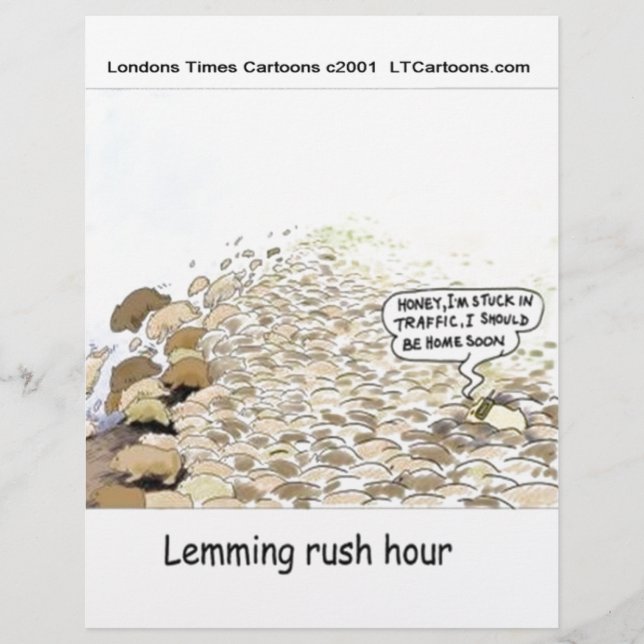 Lemmings Rush Hour Funny (Voorkant)