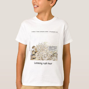 Lemmings Spitsuur Grappig T-shirt