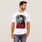 Lemmy Kilmister Psychedelic Rock Portret T-shirt (Voorkant volledig)
