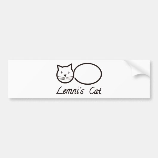 lemnitaat van het lemni bumpersticker (Voorkant)