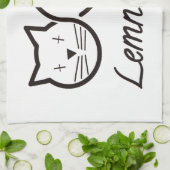 lemnitaat van het lemni theedoek (Gevouwen)