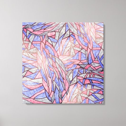 Lemohaco abstracte kunst canvas  afdruk (Voorkant)