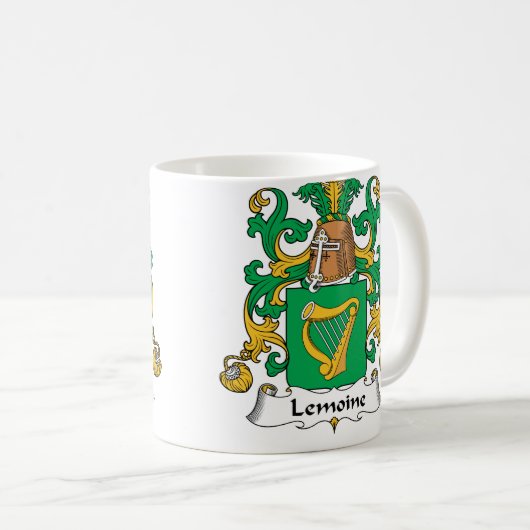 Lemoine Family Crest Koffiemok (Voorkant rechts)