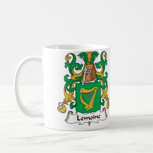 Lemoine Family Crest Koffiemok (Links)