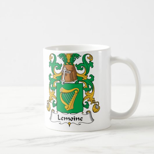 Lemoine Family Crest Koffiemok (Rechts)