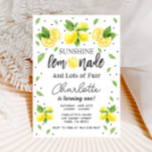 Lemon 1e verjaardag uitnodiging