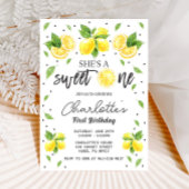 Lemon 1e verjaardag uitnodiging